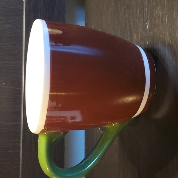 Hand Painted Ceramic Football Mug - Picture 3 of 6